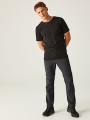 Regatta Grey Highton Zip Off Stretch Trousers - Image 1 of 9