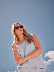 رداء علوي مخطط بحمالة رقبة من Long Tall Sally - صورة 1 من 6