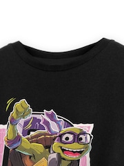 Vanilla Underground Donnie Black Boys 100% Cotton Teenage Mutant Ninja Turtles T-Shirt - Image 3 of 6