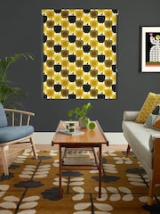 Orla Kiely Yellow Multi Apples Made to Measure Roller Blinds - Image 2 of 6