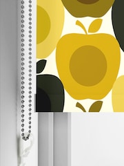 Orla Kiely Yellow Multi Apples Made to Measure Roller Blinds - Image 3 of 6