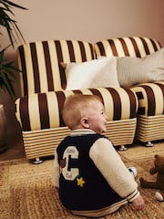 Navy Blue Baby Borg Hooded Fleece Jacket (0mths-2yrs) - Image 2 of 11