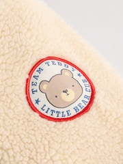 Navy Blue Baby Borg Hooded Fleece Jacket (0mths-2yrs) - Image 9 of 11