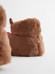 Brown Reindeer Christmas Slipper Boots - Image 5 of 7
