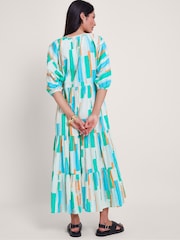 Monsoon Blue Grace Block Dress - Image 3 of 5