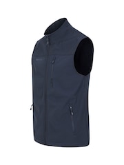 Mountain Warehouse Blue Grasmere Mens Water Resistant, Fleece Lined Gilet - Image 4 of 6
