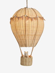 Natural Bertie Bear Hot Air Balloon Easy Fit Pendant Lamp Shade - Image 5 of 5