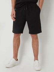 Threadbare Black Textured Elasticated Waist Shorts - Image 3 of 4