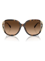 COACH Brown Hc8396U Square Sunglasses - Image 1 of 5
