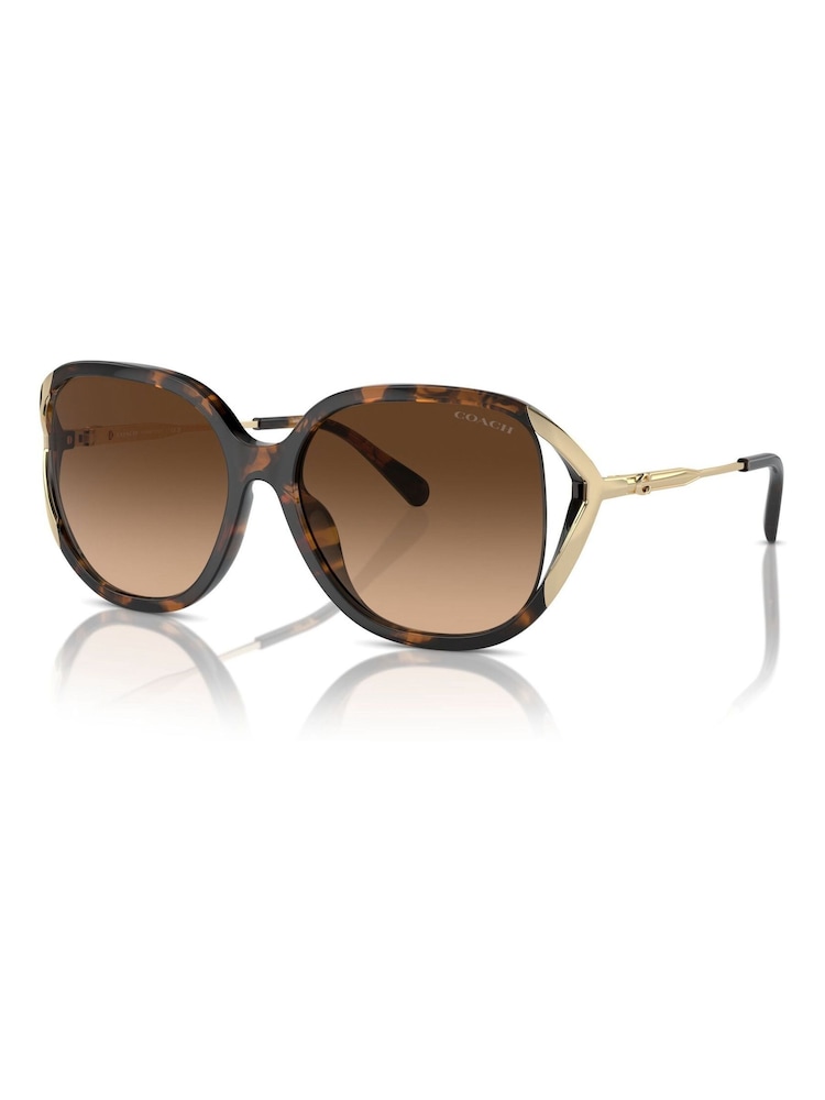 COACH Brown Hc8396U Square Sunglasses - Image 2 of 5
