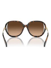 COACH Brown Hc8396U Square Sunglasses - Image 3 of 5