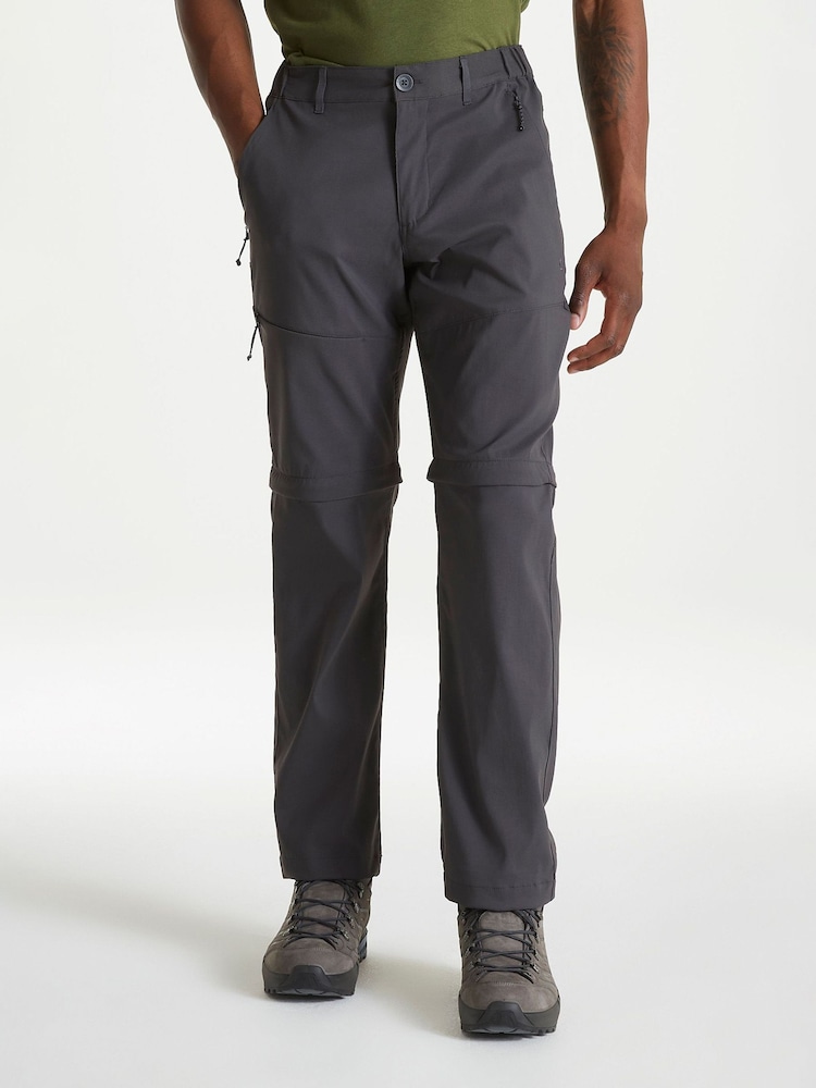 Craghoppers Grey Kiwi Pro Convertible Trousers - Image 1 of 4