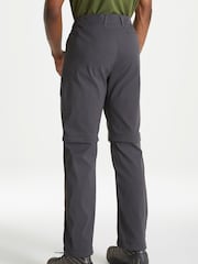 Craghoppers Grey Kiwi Pro Convertible Trousers - Image 4 of 4