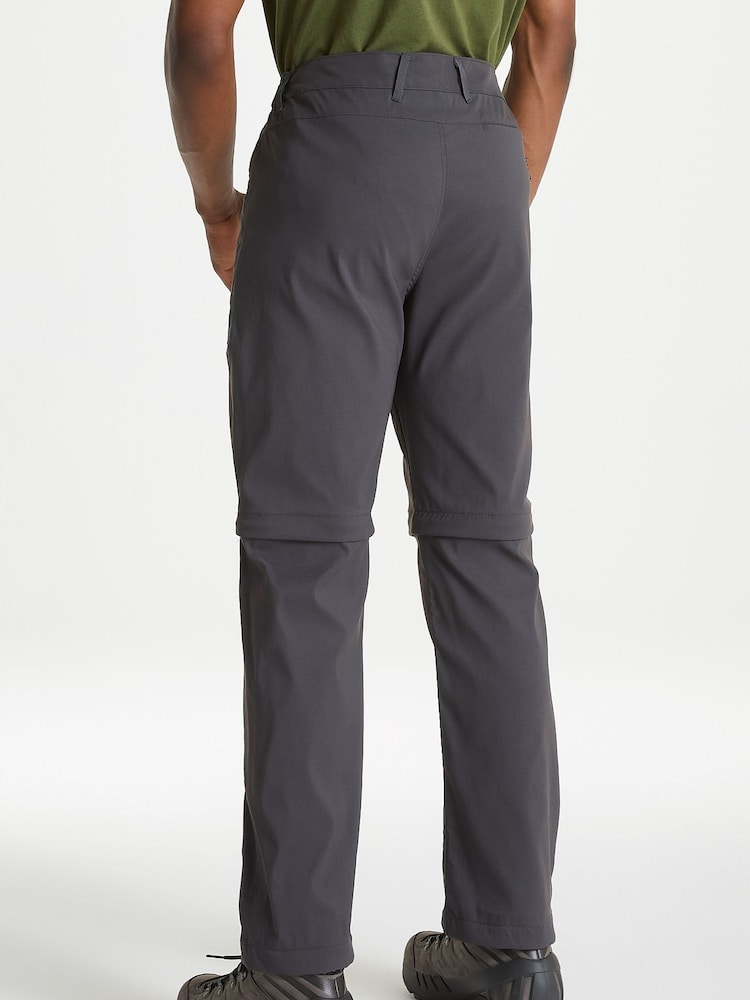 Craghoppers Grey Kiwi Pro Convertible Trousers - Image 4 of 4