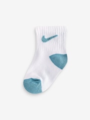Nike Blue Pop Colour Ankle Socks 6 Pack - Image 3 of 7