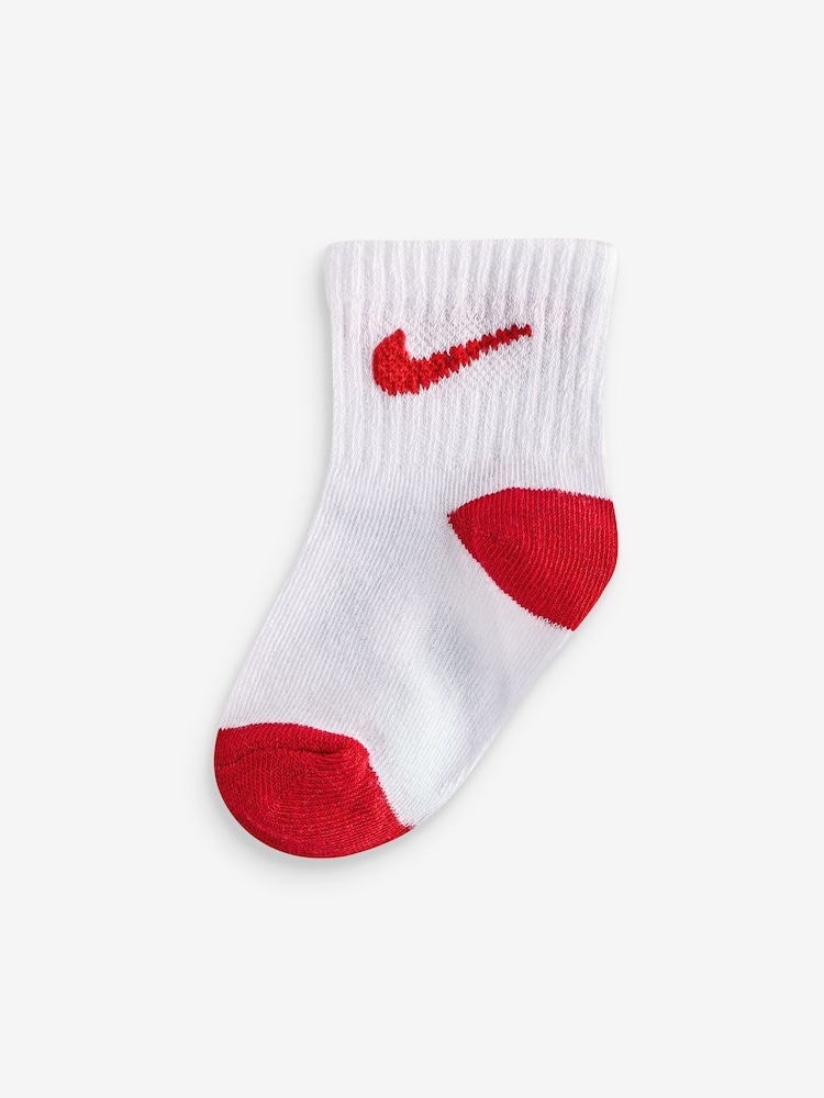Nike Blue Pop Colour Ankle Socks 6 Pack - Image 4 of 7