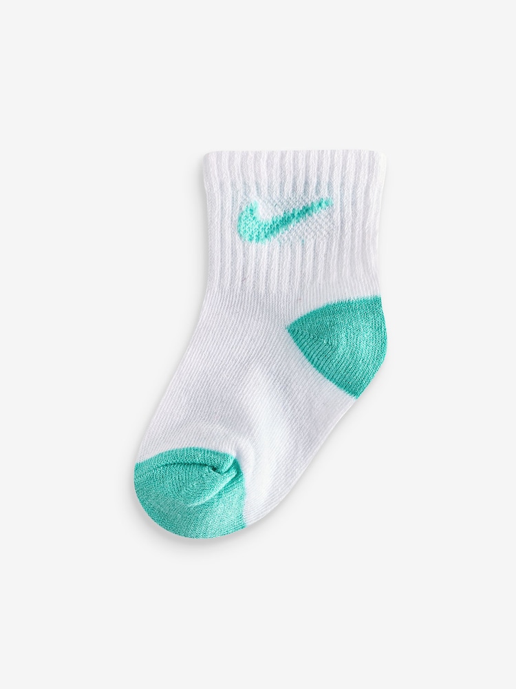Nike Blue Pop Colour Ankle Socks 6 Pack - Image 5 of 7