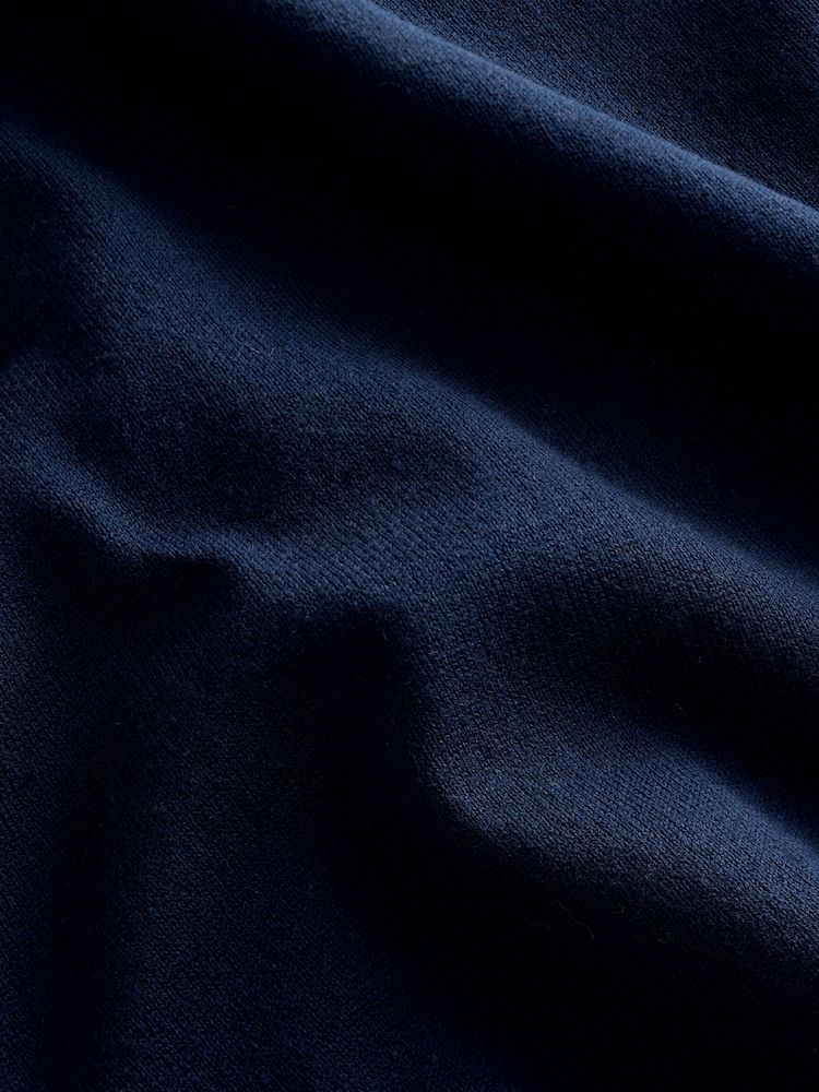 Navy Blue/Light Grey 2 Pack Knitted Long Sleeve Polo Shirts - Image 11 of 11