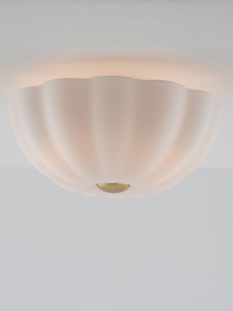 Houseof. Brass Flower Flush Ceiling Light - Image 2 of 4