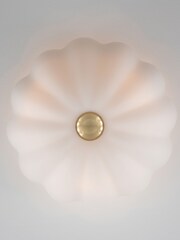 Houseof. Brass Flower Flush Ceiling Light - Image 3 of 4