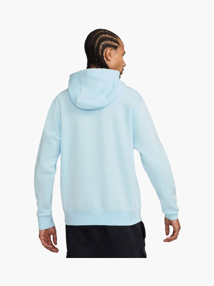 Glacier blauw - Nike Club pullover-hoody - Image 2 of 3