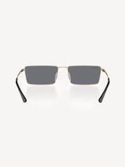 Ray-Ban Gold Tone Emy Rb3741 Rectangle Sunglasses - Image 5 of 10