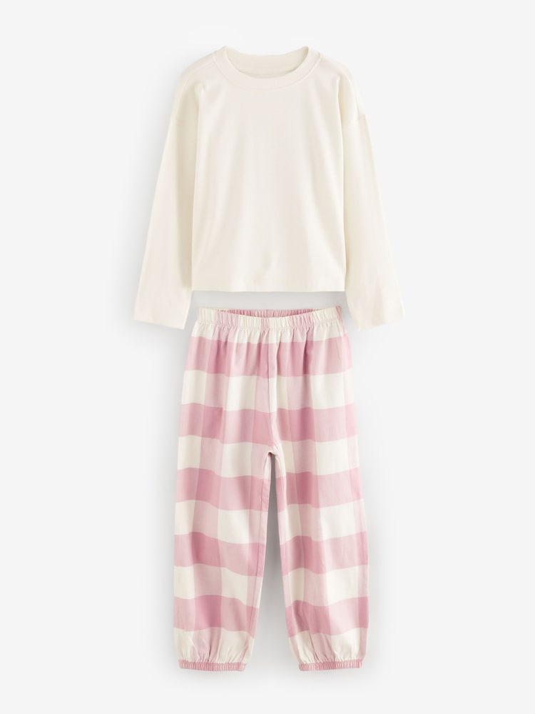 Green/Purple Woven Joggers Pyjamas 3 Pack (3-16yrs) - Image 8 of 12