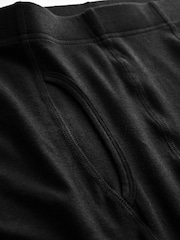 Black Lightweight Thermal Long Sleeves Top and Long Johns Set - Image 8 of 10