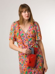 Conkca Buzz Leather Cross-Body Phone Bag - Image 3 of 9