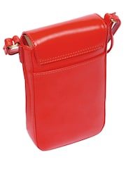 Conkca Buzz Leather Cross-Body Phone Bag - Image 5 of 9