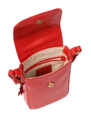 Conkca Buzz Leather Cross-Body Phone Bag - Image 6 of 9