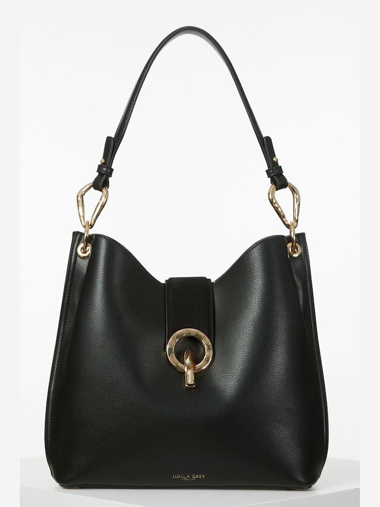 Luella Grey Lottie Hobo-Tasche, Schwarz - Bild 1 von 3