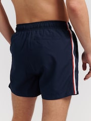 U.S. Polo Assn. Blue Mens Taped Swim Shorts - Image 2 of 6