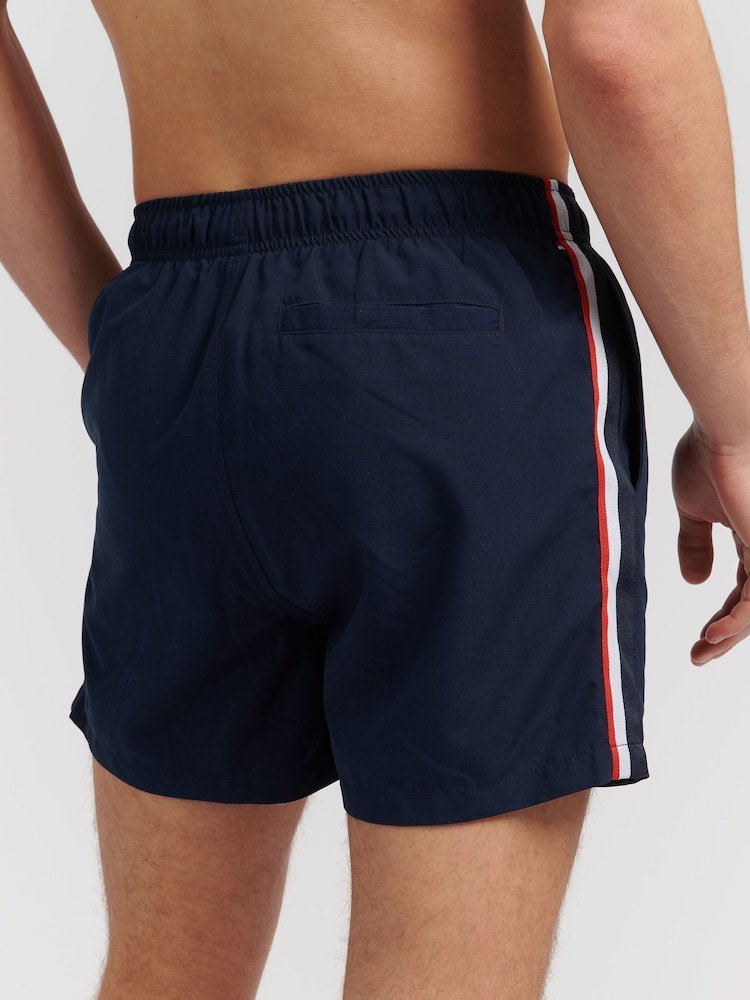 U.S. Polo Assn. Blue Mens Taped Swim Shorts - Image 2 of 6