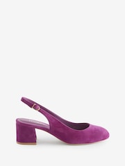 Hobbs Purple Hannah Slingbacks - Image 2 of 4