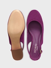 Hobbs Purple Hannah Slingbacks - Image 3 of 4