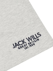 Jack Wills Grey Boys Loopback 100% Cotton Shorts - Image 7 of 7