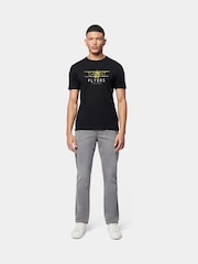 Flyers Mens Classic Fit Plane 100% Cotton T-Shirt - Image 2 of 9