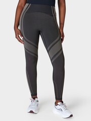 Sweaty Betty Black Silhouette Sculpt Seamless Workout Leggings - Image 2 of 8