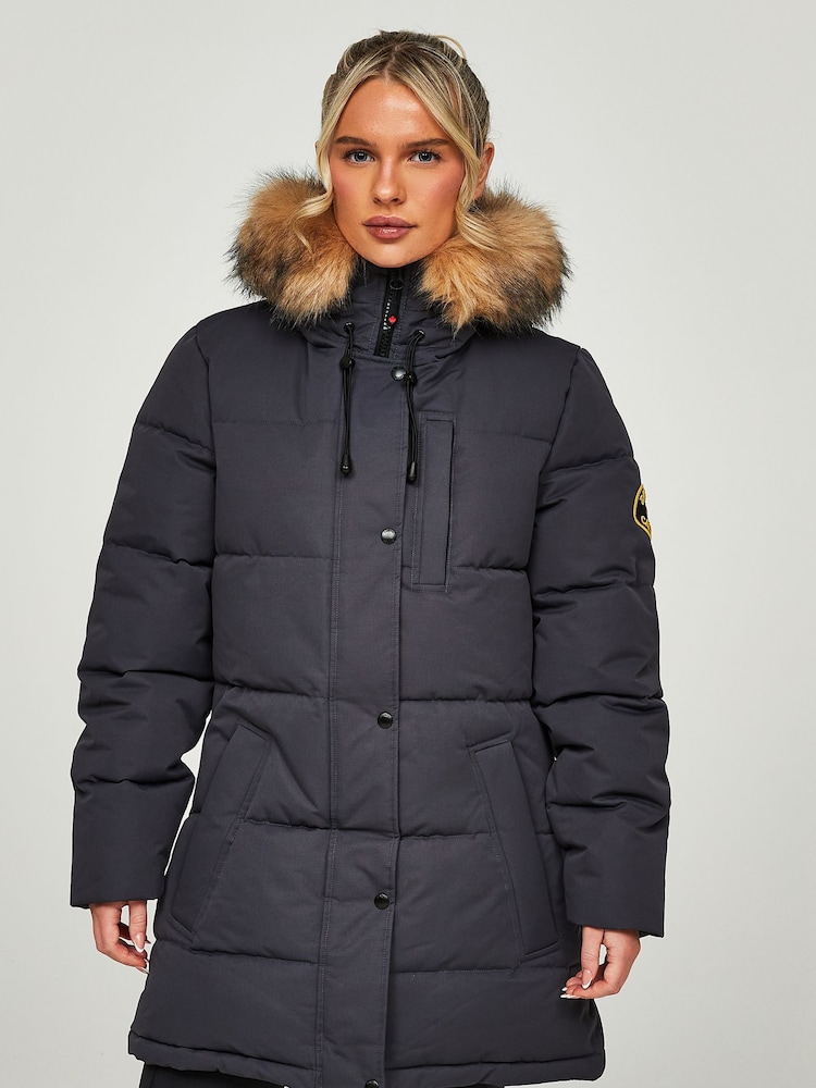 Zavetti Canada Womens Goshawa Puffer Parka Jacket - Image 1 of 7