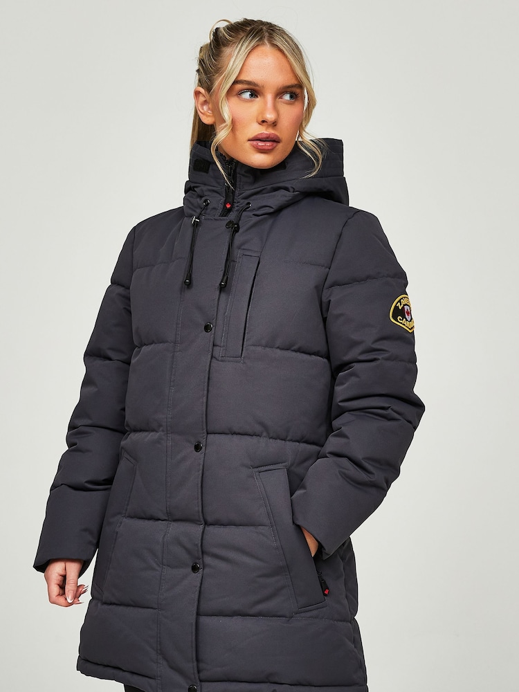 Zavetti Canada Womens Goshawa Puffer Parka Jacket - Image 4 of 7