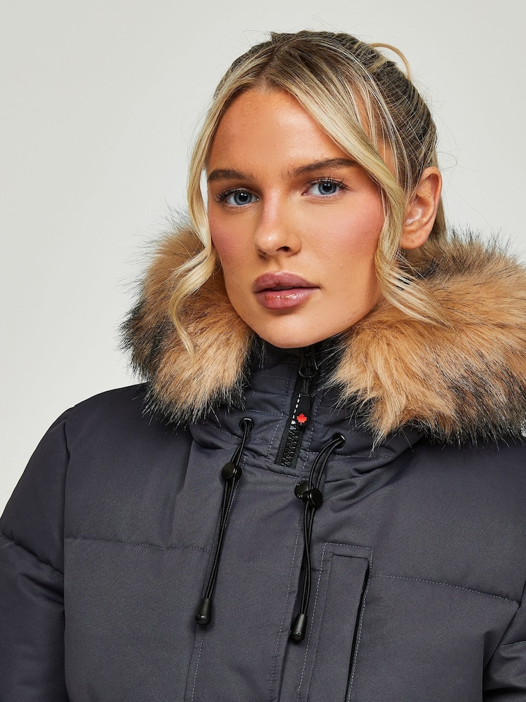 Zavetti Canada Womens Goshawa Puffer Parka Jacket - Image 5 of 7