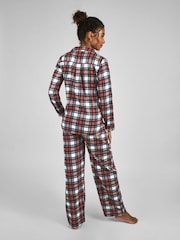 JoJo Maman Bébé Maternity Check Woven Pyjama Set - Image 2 of 5