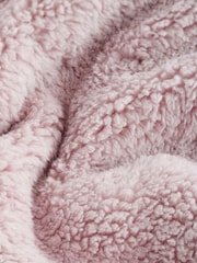 B By Ted Baker Pink Cosy Borg Hoodie - Image 4 of 4