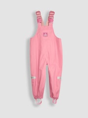 Rosa brillante - JoJo Maman Bébé Pack-Away Dungarees impermeables - Imagen 4 de 6