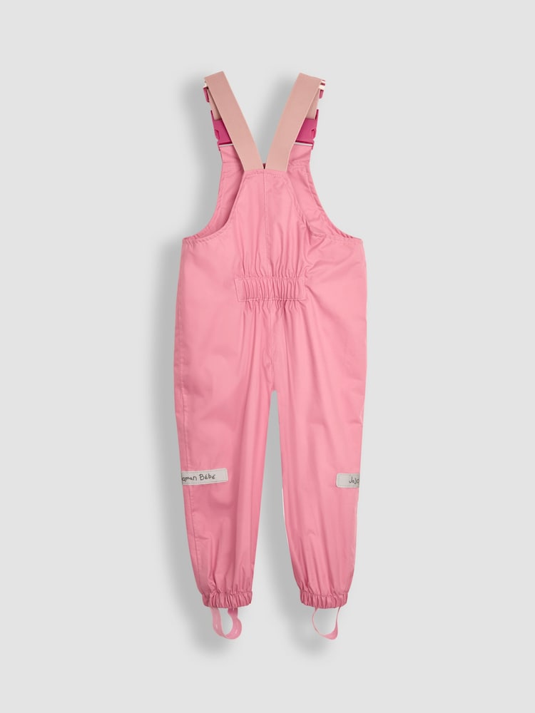 Buy JoJo Maman Bébé Bright Pink Pack-Away Waterproof Dungarees
