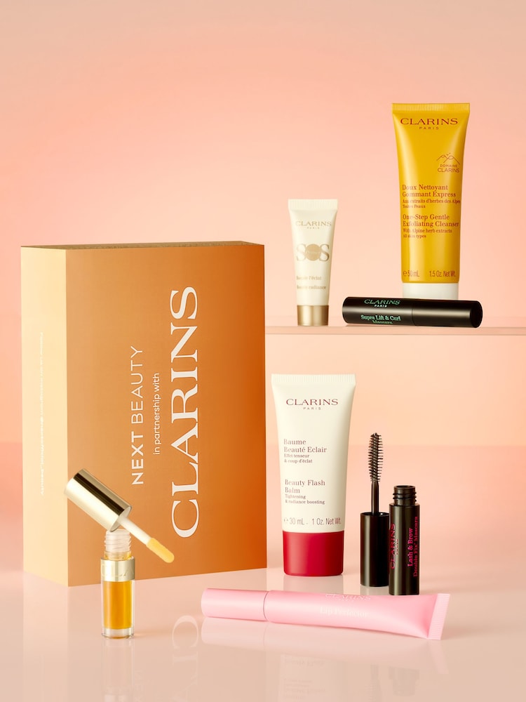 Clarins Prime and Glow Beauty Box (worth £80) - Image 1 of 1
