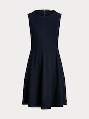 Lauren Ralph Lauren Curve Charley Ponte Fit & Flare Dress - Image 9 of 9