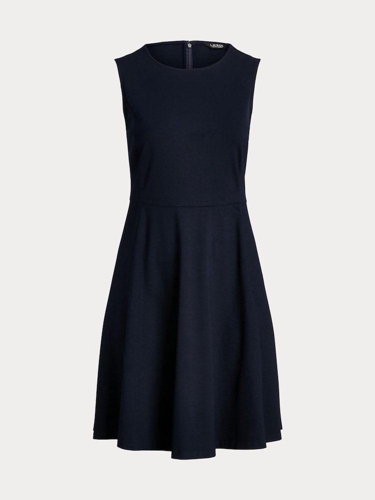 Lauren Ralph Lauren Curve Charley Ponte Fit & Flare Dress - Image 9 of 9
