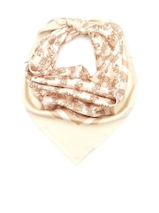 COACH COACH Horse And Carriage Silk Square Pink Scarve - Image 1 of 4